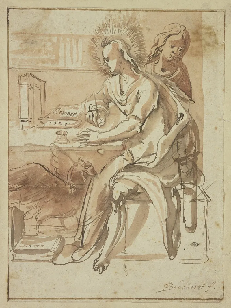John The Evangelist 2 Wall Art by Jan Gerritsz. Van Bronckhorst - High-Resolution Digital Print