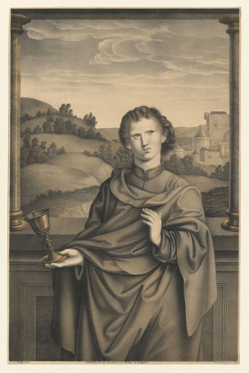 John The Evangelist 3 Wall Art by Johann Nepomuk Strixner - High-Resolution Digital Print