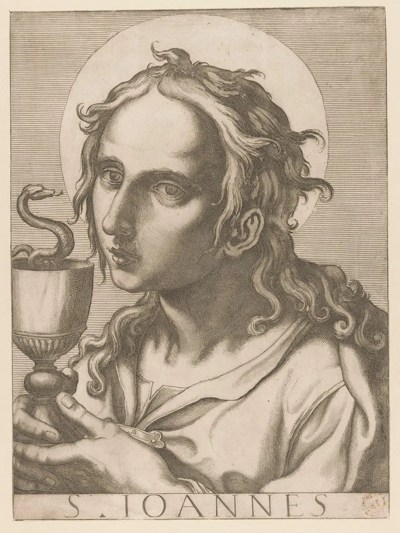 John The Evangelist 4 Wall Art by Raffaello Schiaminossi - High-Resolution Digital Print