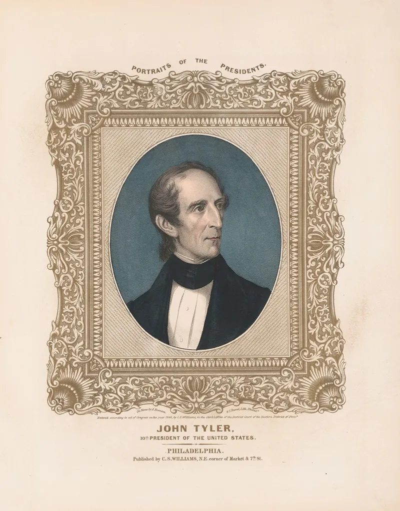 John Tyler 10th President Of The United States