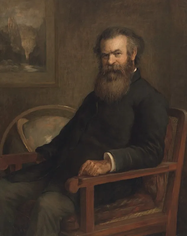John Wesley Powell Wall Art by Edmund Clarence Messer - High-Resolution Digital Print