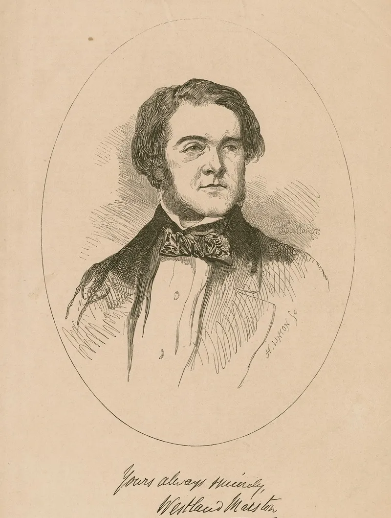 John Westland Marston Wall Art by Henry Duff Linton - High-Resolution Digital Print