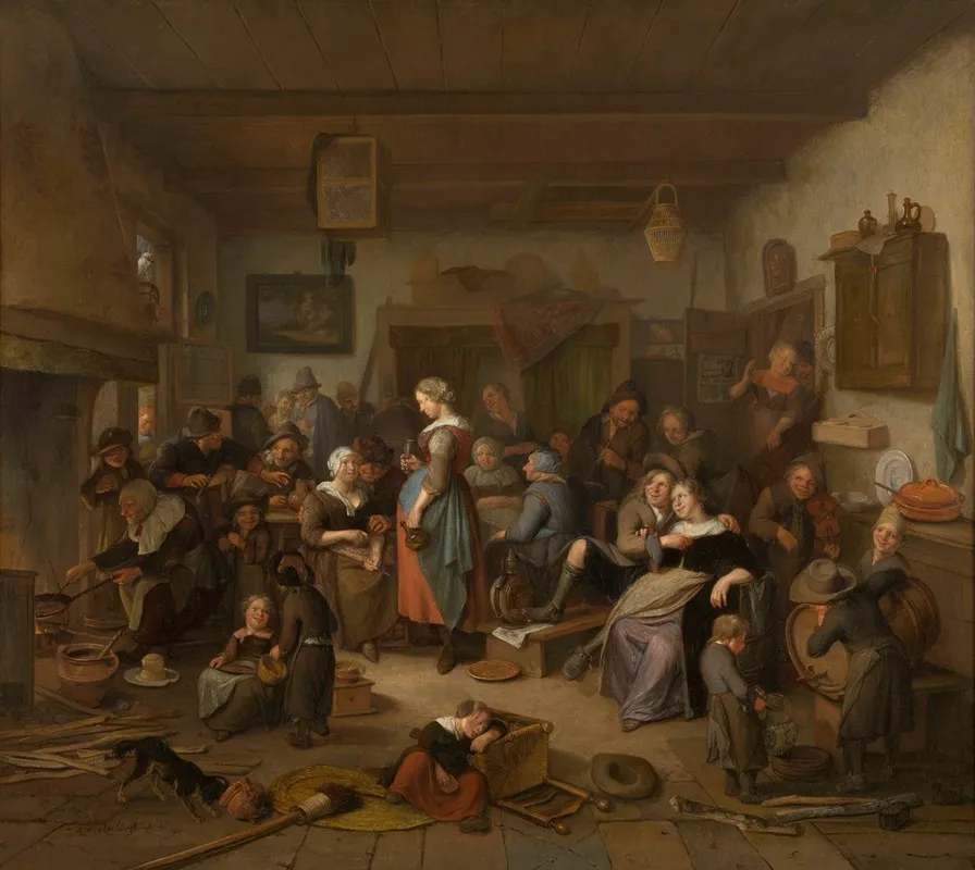 Jolly Company Wall Art by Richard Brakenburgh - High-Resolution Digital Print