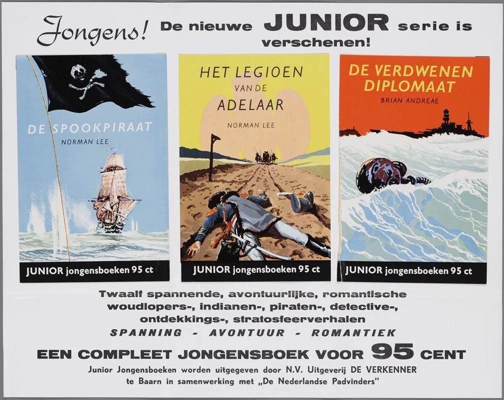 Jongens De Nieuwe Junior Serie Is Verschenen Wall Art by N.V. Uitgeverĳ De Verkenner - High-Resolution Digital Print