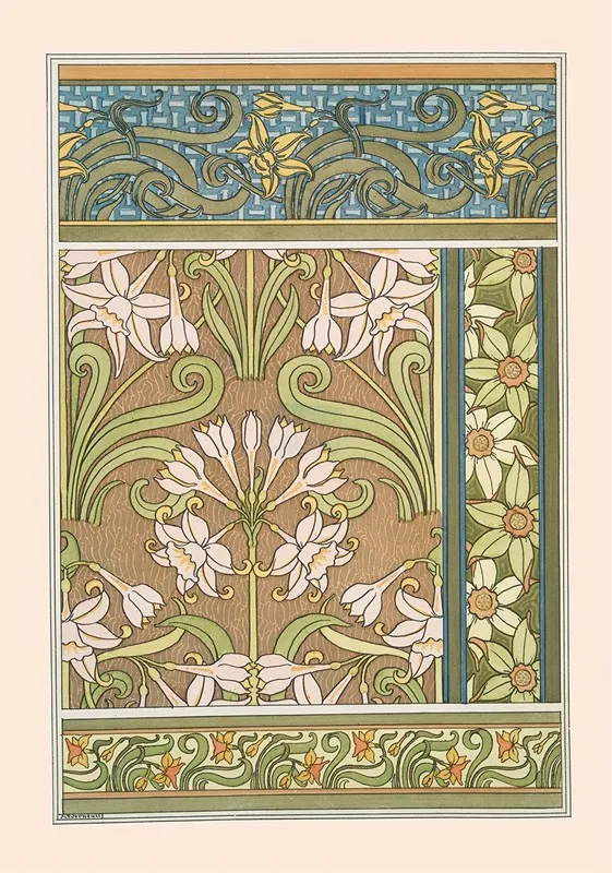 Jonquille 2 Wall Art by Maurice Pillard Verneuil - High-Resolution Digital Print