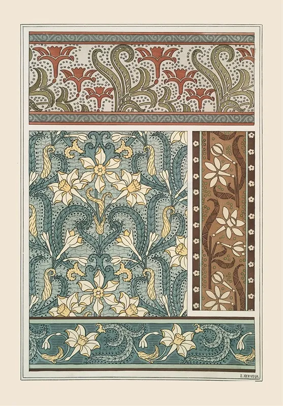Jonquille 4 Wall Art by Maurice Pillard Verneuil - High-Resolution Digital Print