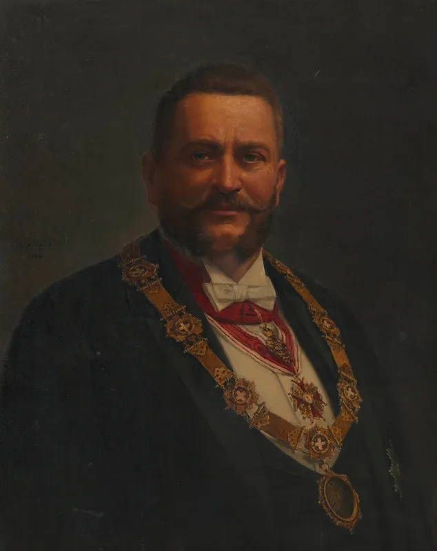 Josef Strobach 1 Vizeburgermeister Wall Art by Adolf Mayerhofer - High-Resolution Digital Print