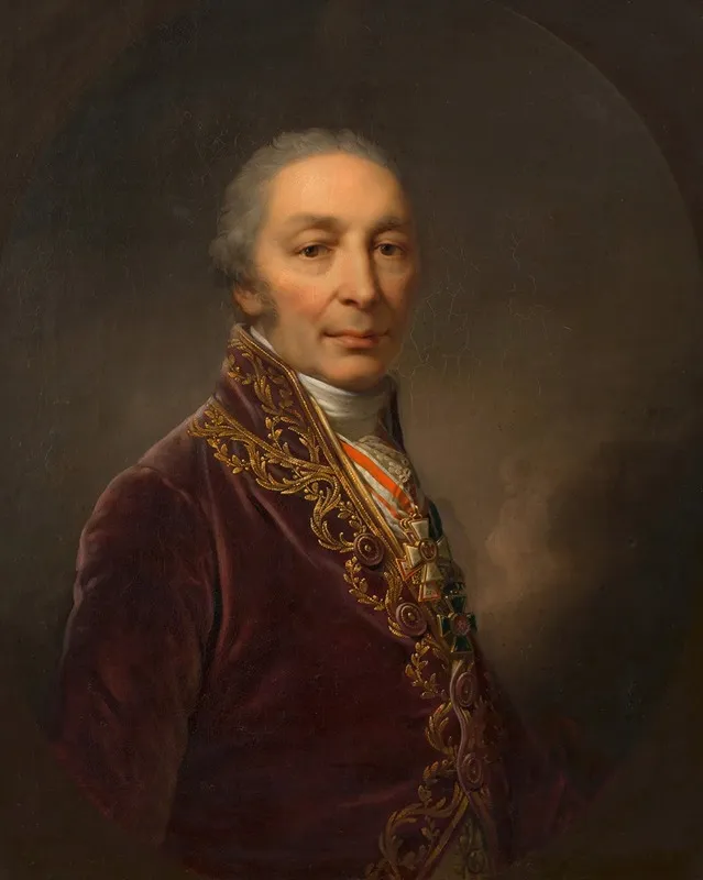 Josef Von Sonnenfels Wall Art by Johann Baptist von Lampi the Younger - High-Resolution Digital Print