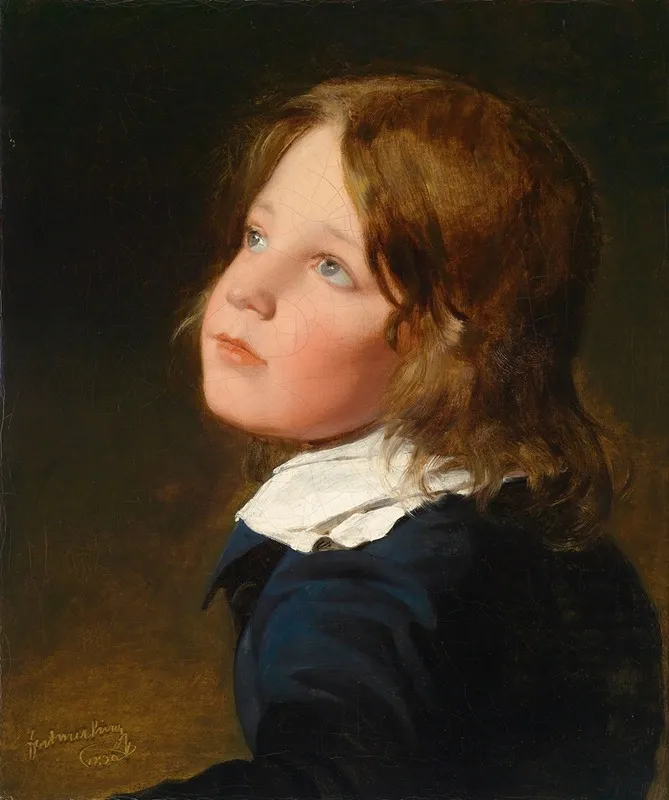 Joseph Amerling Als Knabe 2 Wall Art by Friedrich von Amerling - High-Resolution Digital Print