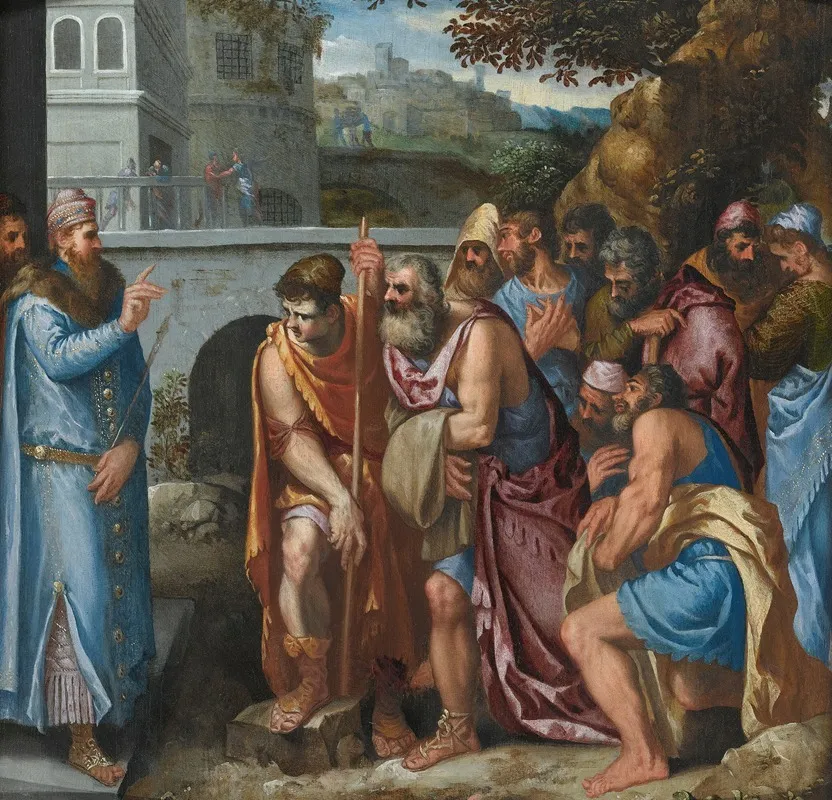 Joseph And His Brothers 2 Wall Art by Giuseppe Porta - High-Resolution Digital Print