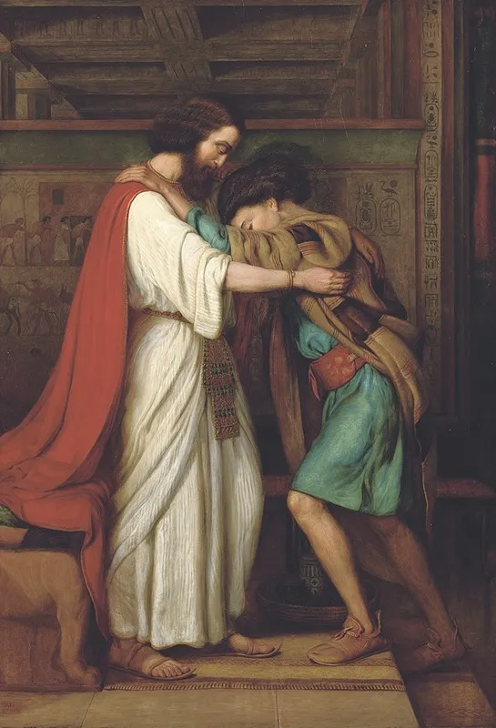 Joseph And Pharoah Wall Art by William James Webbe - High-Resolution Digital Print