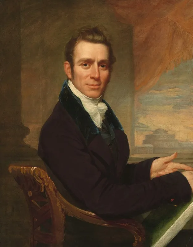 Joseph Delaplaine Wall Art by John Wesley Jarvis - High-Resolution Digital Print