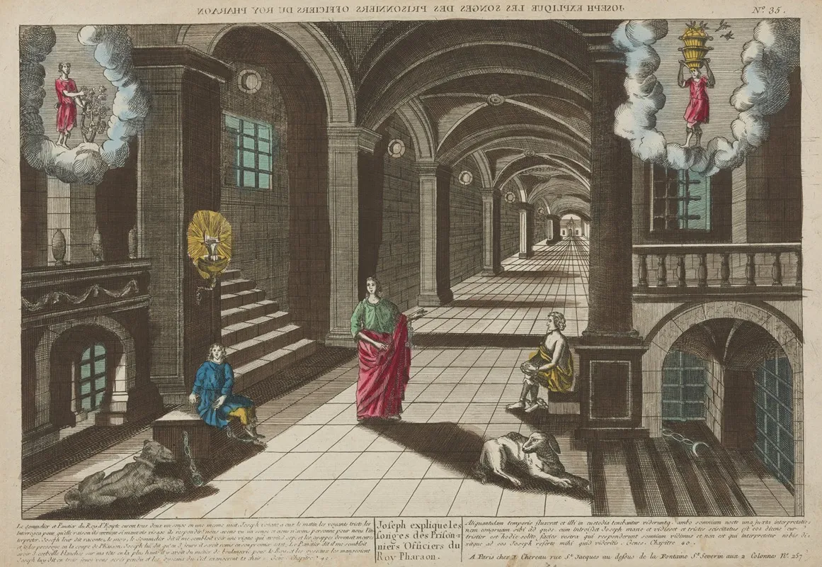 Joseph Explains The Dreams Of The Imprisoned Officers Of The King Pharoah