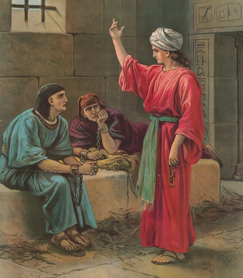 Joseph Faithful In Prison Wall Art by Providence Lith. Co - High-Resolution Digital Print