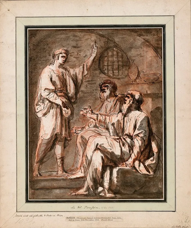 Joseph In Prison With The Pharaohs Chief Steward And Baker