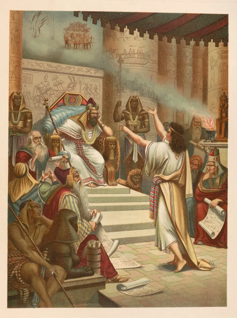 Joseph Interprets Pharaohs Dreams 2 Wall Art by Jan Ladislaw Sýkora - High-Resolution Digital Print
