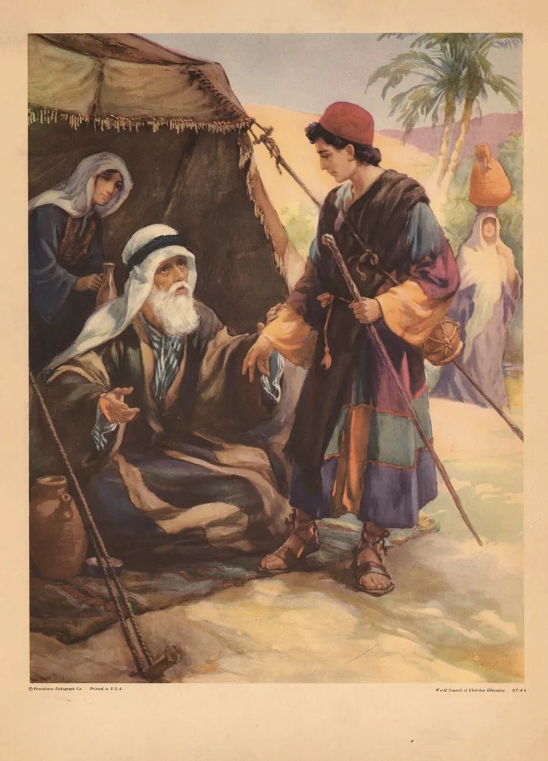 Joseph Is Sent After His Brothers Wall Art by Gebhard Fugel - High-Resolution Digital Print