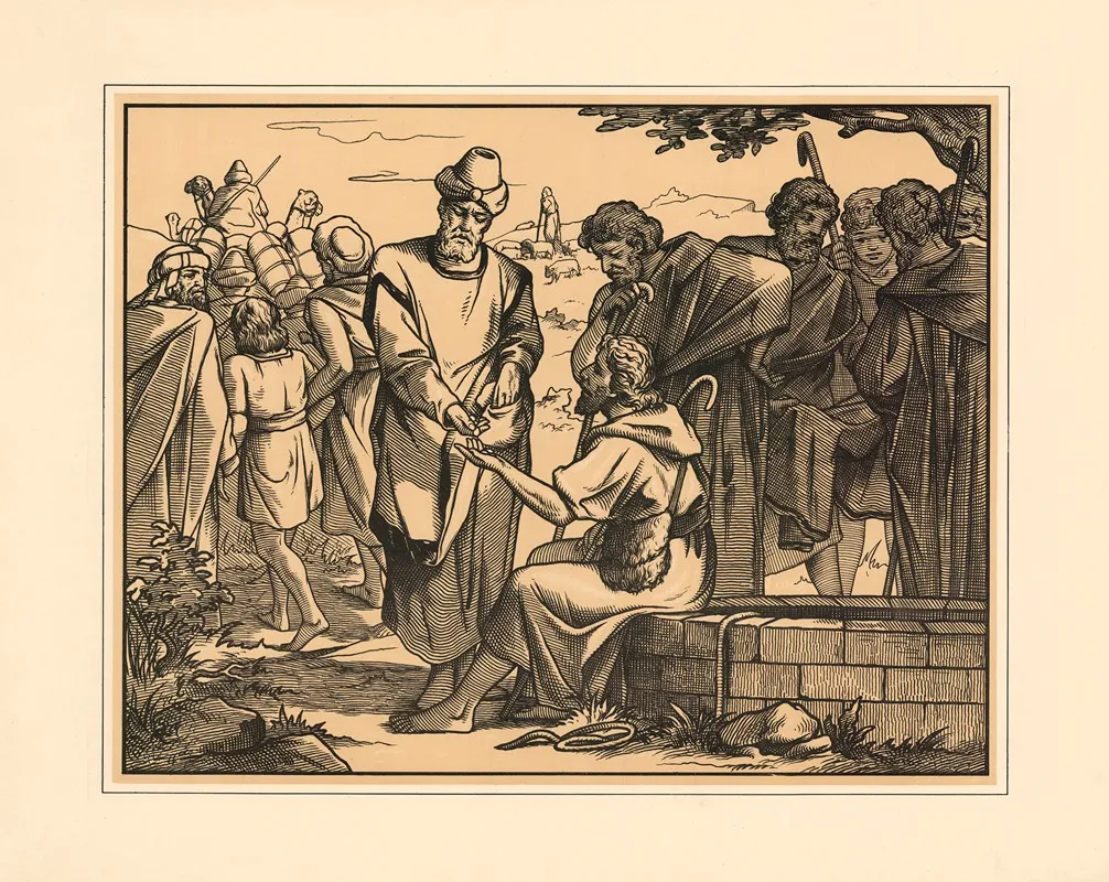 Joseph Is Sold By His Brothers 2 Wall Art by Aschendorff - High-Resolution Digital Print