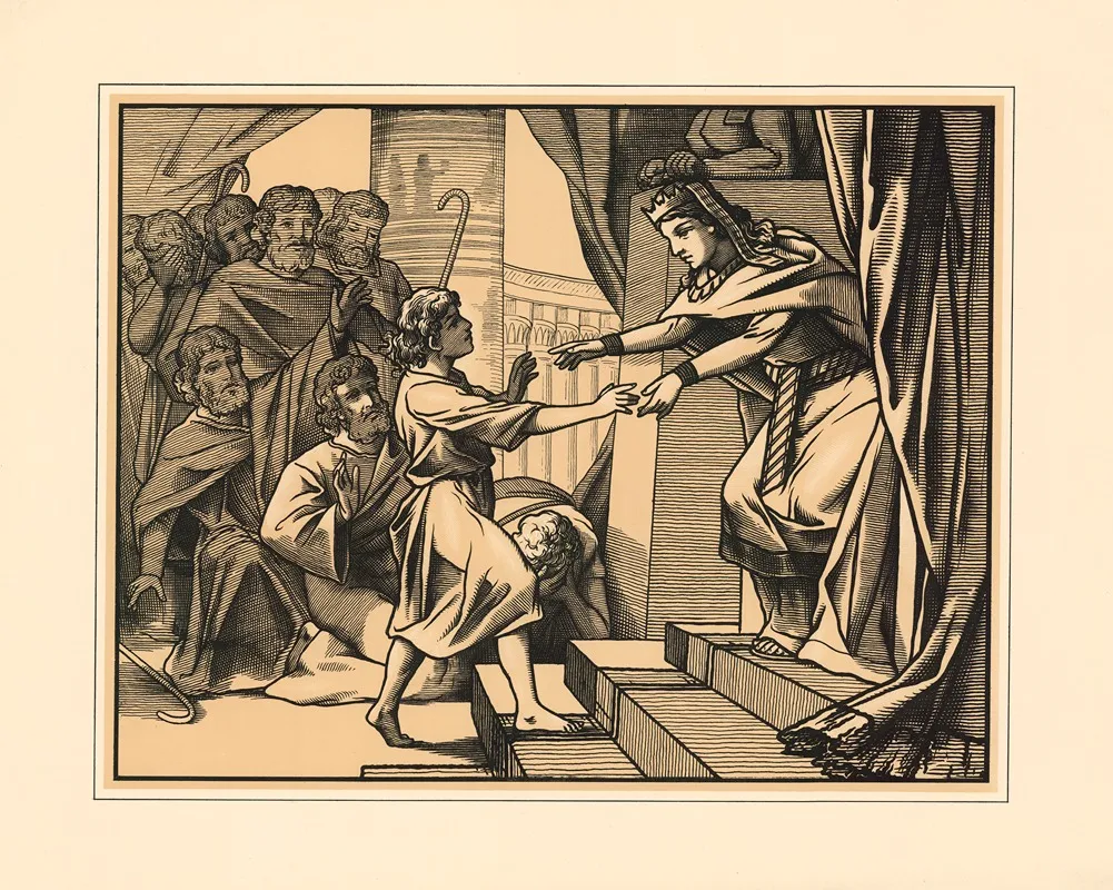 Joseph Reveals Himself To His Brothers 3 Wall Art by Aschendorff - High-Resolution Digital Print