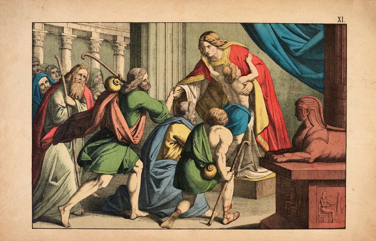 Joseph Reveals Himself To His Brothers 9 Wall Art by Theodor Eckardt - High-Resolution Digital Print