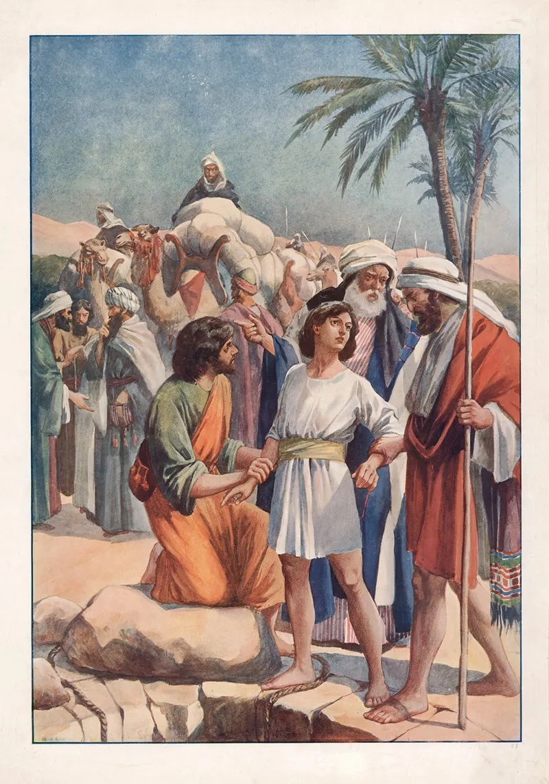 Joseph Sold By His Brothers 4 Wall Art by S. Lyon - High-Resolution Digital Print