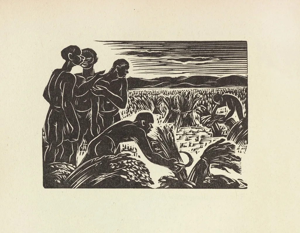 Joseph Work In The Rice Farm