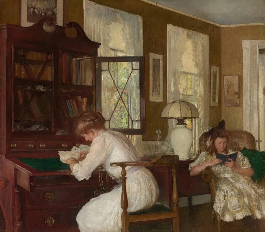Josephine And Mercie Wall Art by Edmund Tarbell - High-Resolution Digital Print