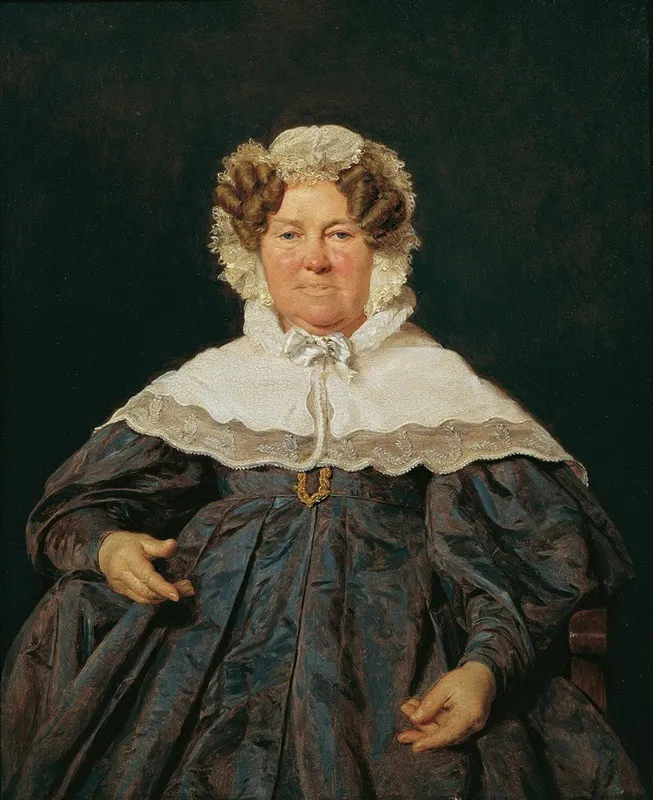 Josephine Schaumburg Geb Stahel Wall Art by Ferdinand Georg Waldmüller - High-Resolution Digital Print