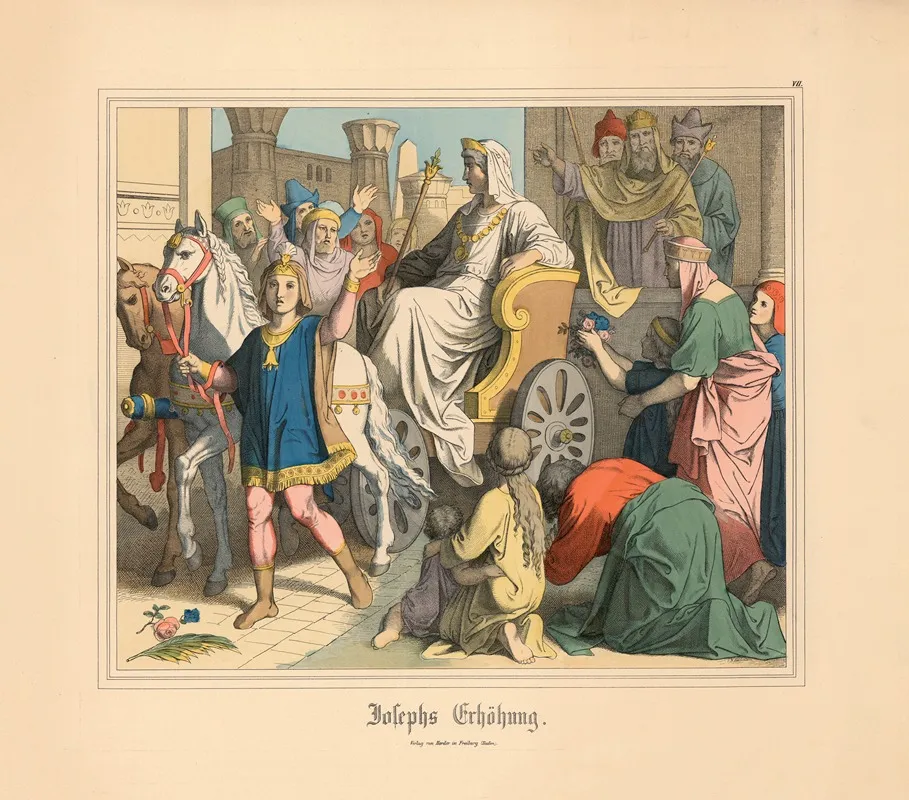 Josephs Erhohung Wall Art by Johann Nepomuk Heinemann - High-Resolution Digital Print