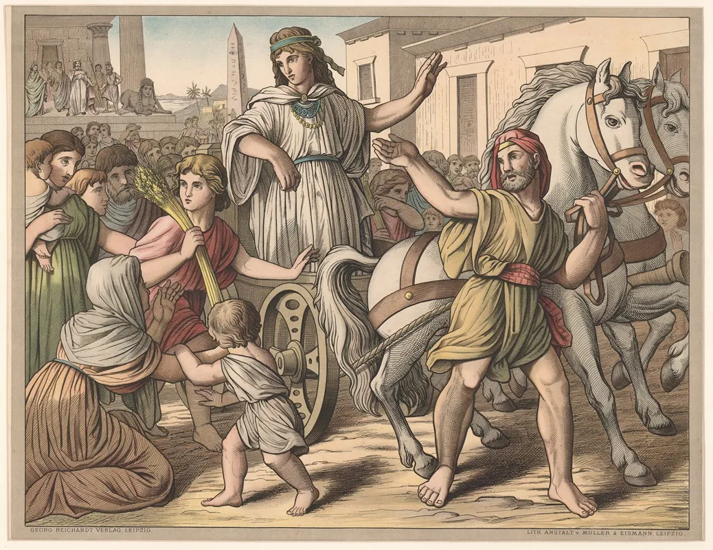 Josephs Exaltation 3 Wall Art by Lith. Anstalt v. Müller &amp; Eismann - High-Resolution Digital Print