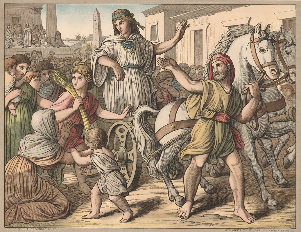 Josephs Exaltation 4 Wall Art by Wangemann - High-Resolution Digital Print