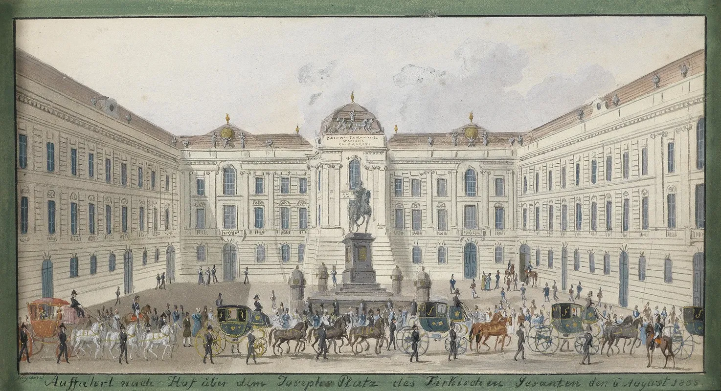 Josephsplatz Wall Art by Balthasar Wigand - High-Resolution Digital Print