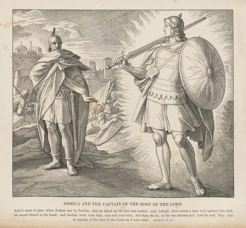 Joshua And The Captain Of The Host Of The Lord