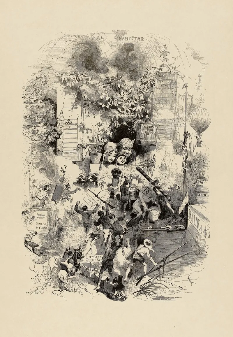 Joujoux Dete Des Parisiens Wall Art by Edmond Morin - High-Resolution Digital Print