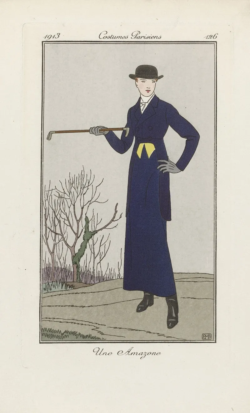 Journal Des Dames Et Des Mode Une Amazone