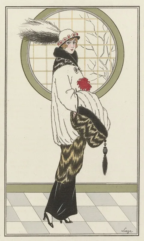 Journal Des Dames Et Des Modes Costumes Parisiens 1913 No 127 Parure Dhermin