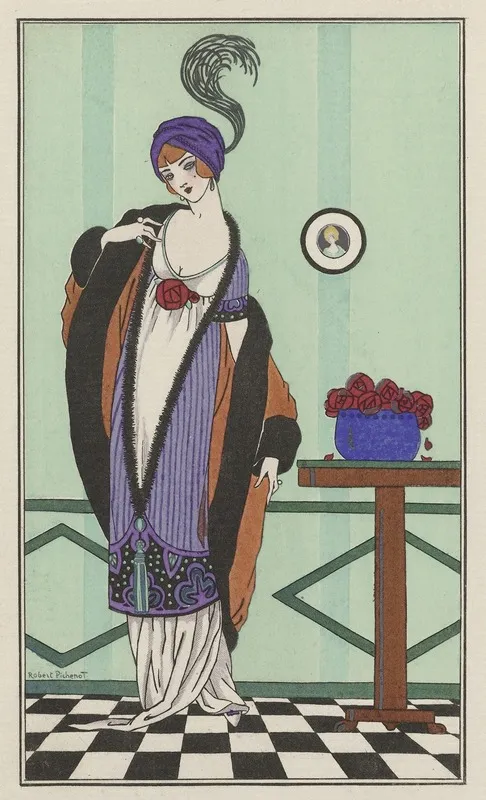 Journal Des Dames Et Des Modes Costumes Parisiens 1913 No 49 Robe De Charmeuse Blanch