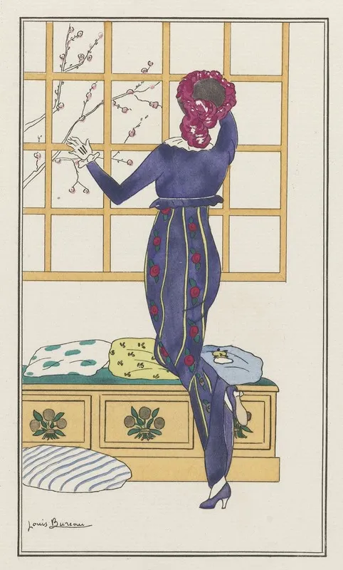 Journal Des Dames Et Des Modes Costumes Parisiens 1913 No 63 Robe De Voil