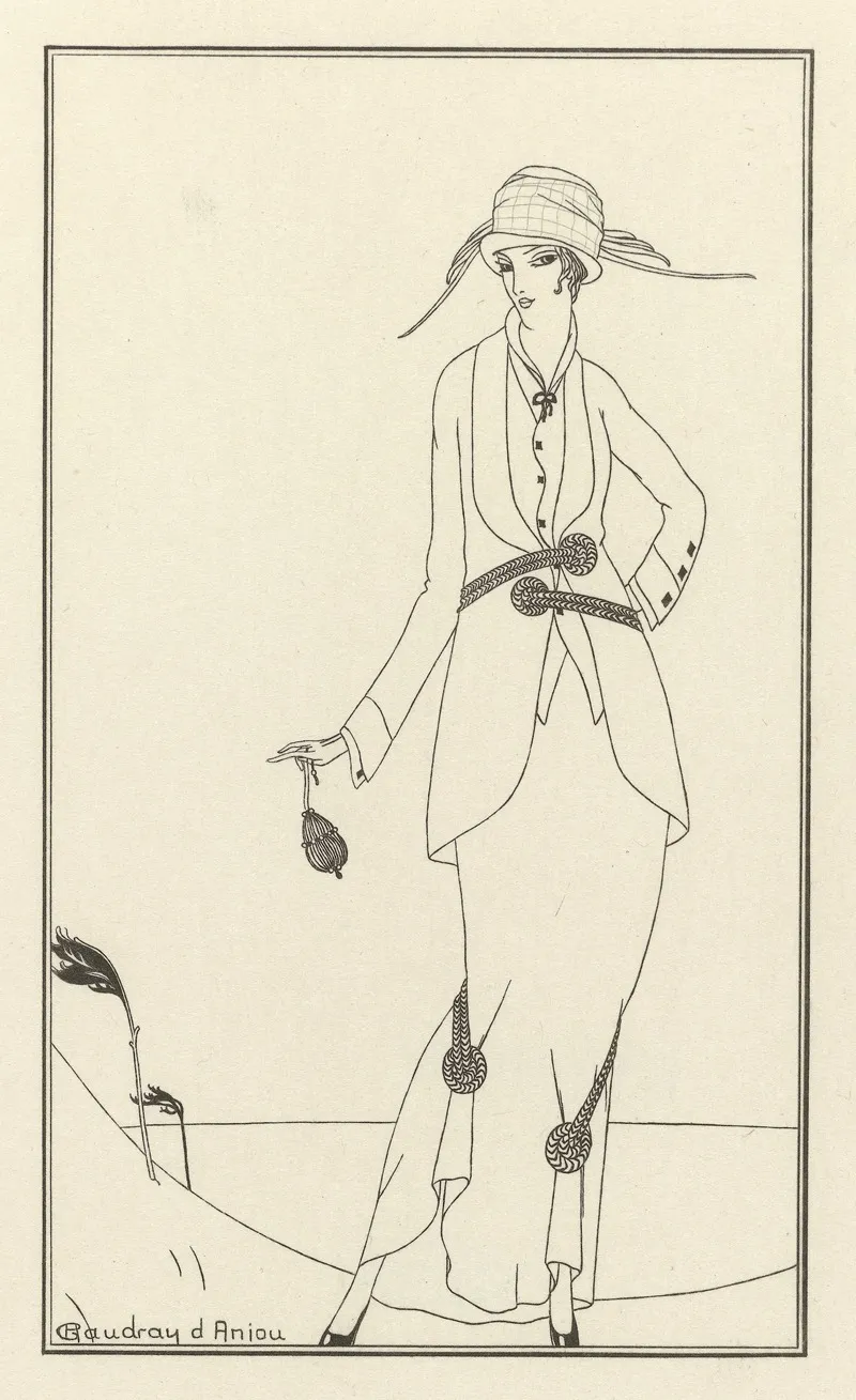 Journal Des Dames Et Des Modes Costumes Parisiens 1914 No 167 Wall Art by Gaudray d'Anjou - High-Resolution Digital Print