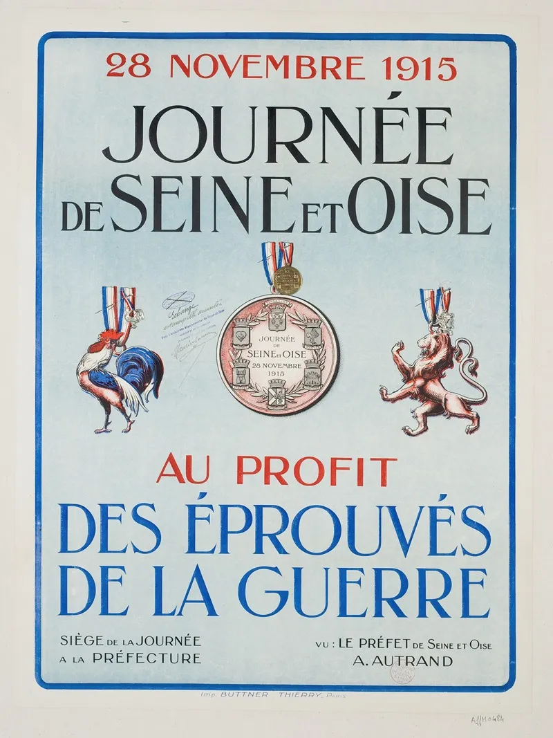 Journee De Seine Et Oise Au Profit Des Eprouves De La Guerre Wall Art by Anonymous - High-Resolution Digital Print