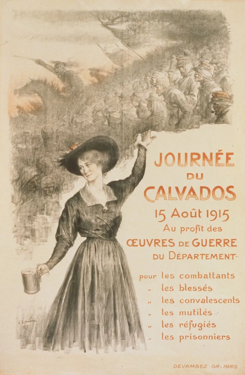 Journee Du Calvados 15 Aoot 1915 Au Profit Des Oeuvres De Guerre Du Departement