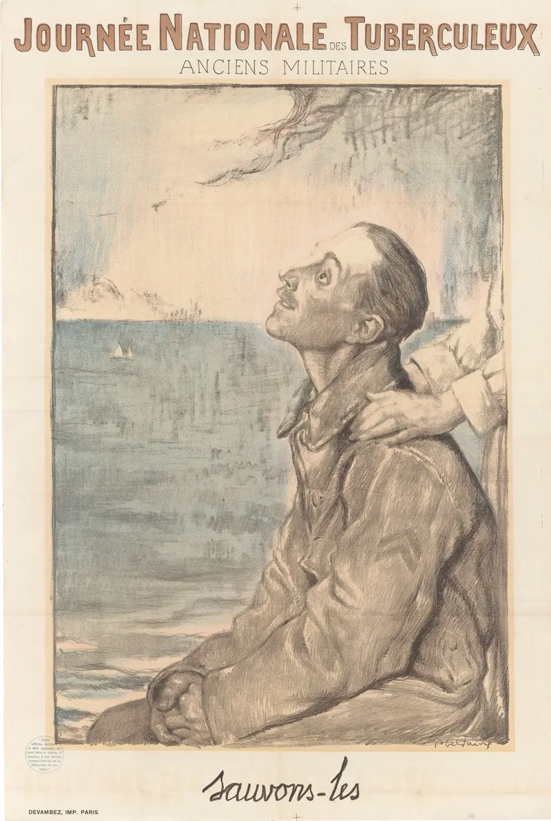Journee Nationale Des Tuberculeux Anciens Militaires Sauvons Les Wall Art by Abel Faivre - High-Resolution Digital Print