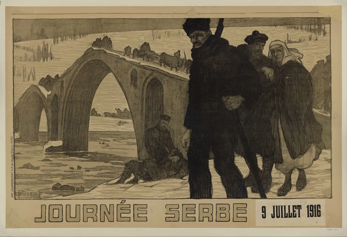 Journee Serbe 9 Juillet 1916 Wall Art by Pierre Mourgue - High-Resolution Digital Print