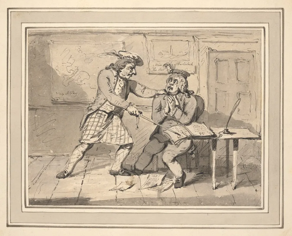 Journey Of Dr Johnson And James Boswell To Scotland Pl 03 Wall Art by Samuel Collings - High-Resolution Digital Print