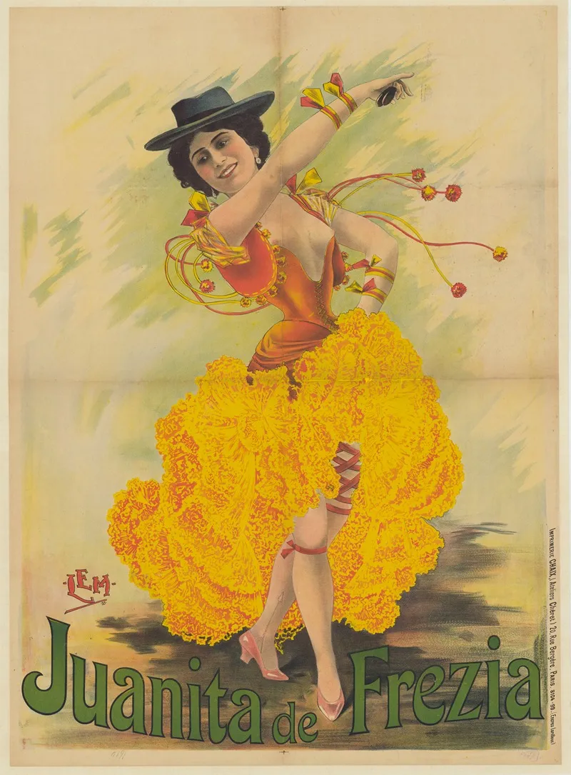 Juanita De Frezia 2 Wall Art by Imp. Chaix - High-Resolution Digital Print