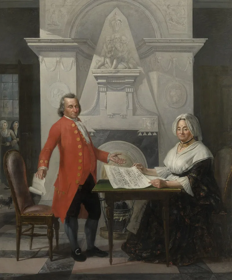 Jubilee Portrait Of The Family De San Wall Art by Gerardus de San - High-Resolution Digital Print