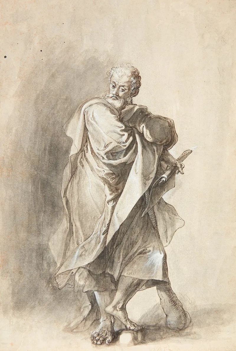 Judas Thaddeus Wall Art by Matthäus Gundelach - High-Resolution Digital Print