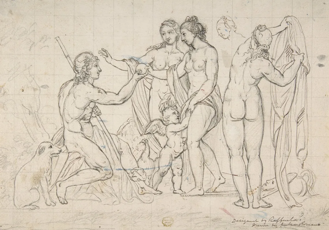 Judgment Of Paris 4 Wall Art by After Raphael - High-Resolution Digital Print
