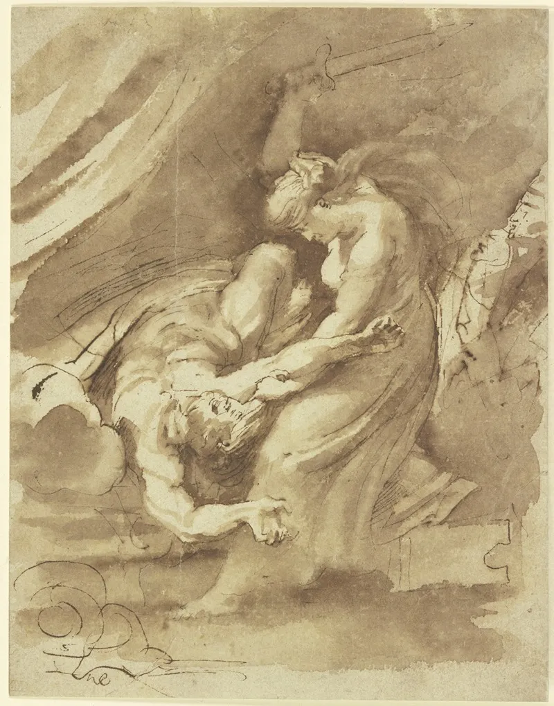 Judith Beheading Holofernes 4 Wall Art by Peter Paul Rubens - High-Resolution Digital Print