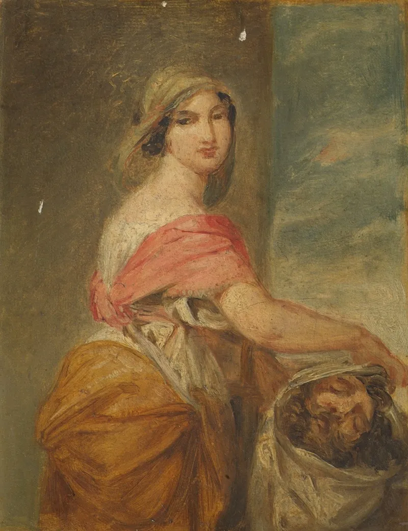 Judith Mit Dem Haupt Des Holofernes Wall Art by Joseph Hasslwander - High-Resolution Digital Print